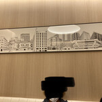 MoeGiKURiYA - 個室に築地の建物絵が（＾∇＾）