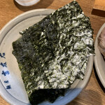 麺屋吉左右 - トッピング海苔¥120