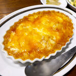 華味 - グラタンをおかずにごはんを食べるというのが、また斬新