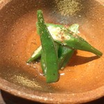 おとや 南青山店 - おくらのお浸し