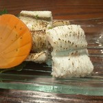 おとや - 穴子の刺身～押し返す様な歯応えがたまらない