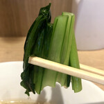 支那蕎麦 澤田 - 小松菜