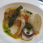 ル・コントワール・ドゥ・レジオン - ホタテとイトヨリ鯛のリゾーニ 