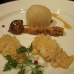 舞桜 - 鱧のバターソテーと松茸