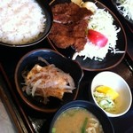 和食処 能登屋 - とんかつ定食（840円）