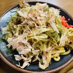 Okonomiyaki Mori - ホルモンうどん　1,180円