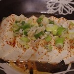 台湾料理　五味香 - 温豆腐の葱醬油