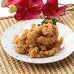 台湾料理　五味香 - 塩酥鶏柳　トリササミの香り揚げ