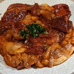 焼肉 六甲園 - ホルモン盛り合わせ