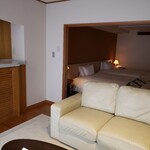 明神館 - 二人部屋。洋室。ソファーセットもありゆったりと。