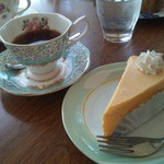 コーヒーさとう - かぼちゃケーキ(280円)