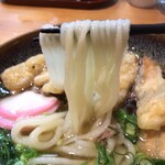 葉隠うどん - 平打ち麺