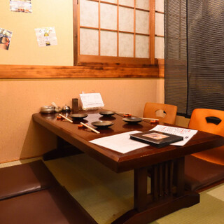 Semi-private rooms available◆You can spend a variety of occasions in a calm Japanese space.