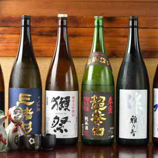 A rich lineup of drinks including whiskey, sake, shochu, etc.◎