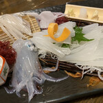 海光房 - 活イカ刺し