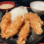 上州屋 - カキフライ定食