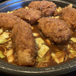 Tonkatsu Haduki - 味噌カキ鍋焼き定食