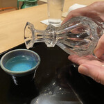 米増 - 美しいデキャンタみたいな酒器と美しい千さんのお手手♡