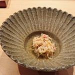 鮨 さかい - 噴火湾の毛ガニ