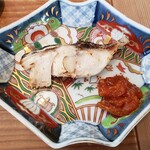 明神館 - 銀だらと杏。