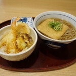 がんこ寿司 - ひな天丼定食（780円）