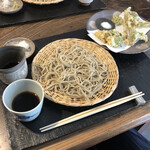 手打ち蕎麦 成冨 - 山菜天せいろ