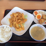 Taiwambishokuya - 【再訪】ランチ  とりマヨ定食  680円税込