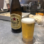 餃子のラスベガス - 瓶ビール　590円