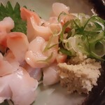 魚と酒と串 ちろり - つぶ貝造り