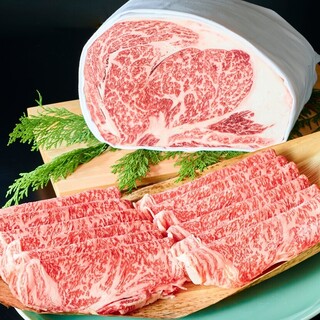 Enjoy Omi beef and Kuroge Wagyu beef to your heart's content. All-you-can-eat menu also available