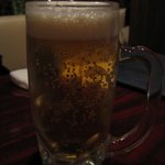 Tori Ryourika Tsura - 生ビール。ちょっと大きめ。