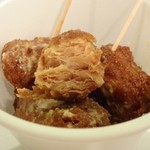 ベジケイト - 大豆肉のから揚げの中はこんな感じ