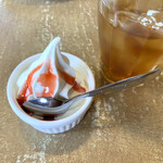 Nishimura Kafe - ランチメニューのデザートとドリンク