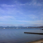 Ryokan Fujiya - 朝の湖岸