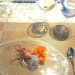 La Brianza - ぼたん海老に合わせて選んで下さったスプマンテ、合う～～おいしい～～あっという間にいただいちゃいました～(⌒0⌒)／~~