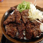 カルビ丼とスン豆腐専門店 韓丼 - 上カルビ丼＋小ライス