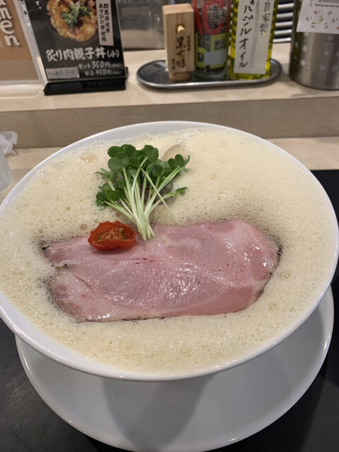 鶏白湯泡ramen たまき トリパイタンアワラーメン タマキ 高崎 ｊｒ ラーメン 食べログ