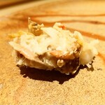 鮓 きずな - しらさ海老頭塩焼き