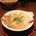 麺屋 龍丸 - 龍丸特製鯛汐そば☆にんにく大盛