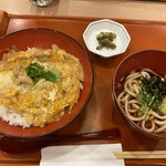 かごの屋 - 親子丼とミニ麺セット