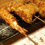 Kushikatsu Asahi - 海老となすび