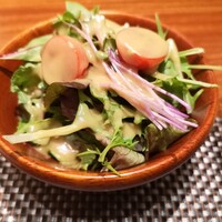 新橋 鉄板焼 ぷらちな FISH&MEAT - ドレッシング美味しい