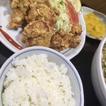 喜多方ラーメン麺小町 - コレだけで、唐揚げ定食よね