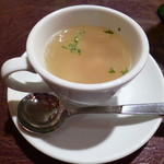カンティーナ エルボラーチョ - ランチ共通のスープ