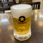Motsuyaki Kushi Yamagata Nikudonya Senta - 生ビール 498。