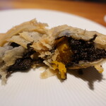 明道町中国菜 一星 - 揚げパイの断面