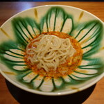 明道町中国菜 一星 - 麺を投入して担担麵