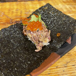 立呑み とだか - ホタルイカのなめろう寿司