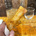 立呑み とだか - カニとフカヒレの春巻き