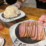 立呑み とだか - 鴨ねぎつけ麺